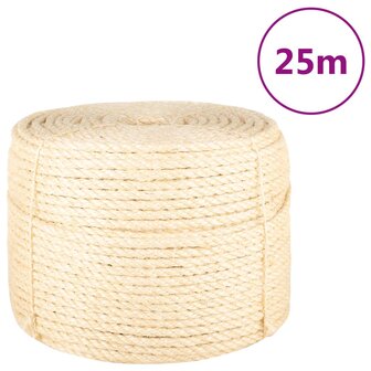 Touw 10 mm 25 m 100% sisal 1