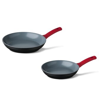 CUISINOX 2-delige Koekenpanset rood 2