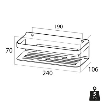 Tiger Badkorf Caddy chroom 1400030346 10