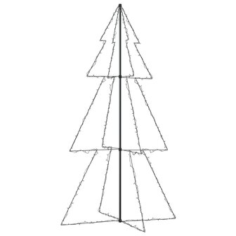 Kegelkerstboom 300 LED&amp;apos;s binnen en buiten 120x220 cm 4