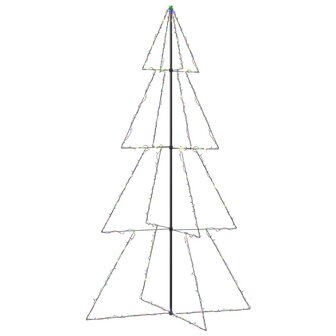 Kegelkerstboom 360 LED&amp;apos;s binnen en buiten 143x250 cm 2