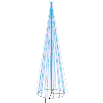 Kegelkerstboom 1134 LED&amp;apos;s blauw 230x800 cm 2