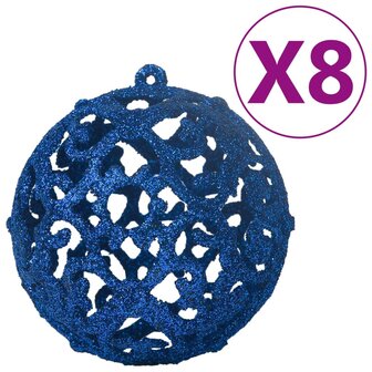 100-delige Kerstballenset blauw 2