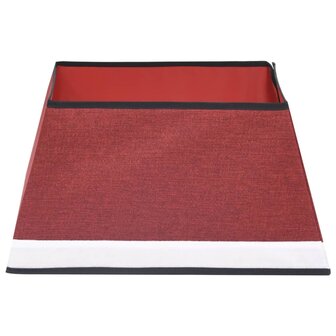 Kerstboomrok 48x48x25 cm rood en wit 4