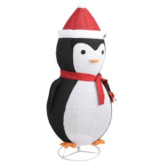 Kerstpingu&iuml;n decoratief LED 180 cm luxe stof 3