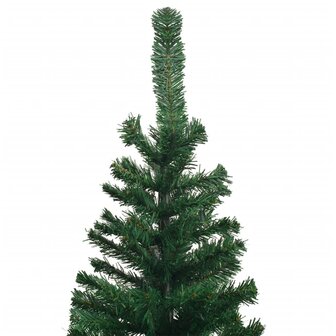 Kunstkerstboom met verlichting en kerstballen L 240 cm groen 4