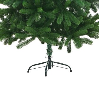 Kunstkerstboom met verlichting en kerstballen 150 cm groen 4