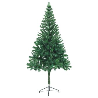 Kunstkerstboom met verlichting en kerstballen 546 takken 180 cm 3