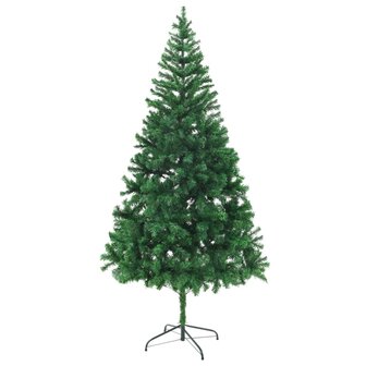 Kunstkerstboom met verlichting en kerstballen 910 takken 210 cm 3