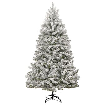 Kunstkerstboom met scharnieren 300 LED&amp;apos;s en kerstballen 180 cm 5