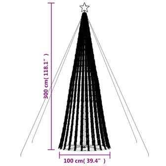 Lichtkegel 688 warmwitte LED&amp;apos;s 300 cm 11