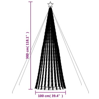 Lichtkegel 688 koudwitte LED&amp;apos;s 300 cm 11