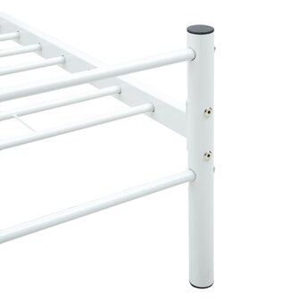 Bedframe metaal wit 100x200 cm 6