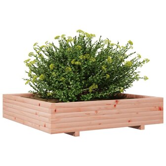 Plantenbak 110x110x26,5 cm massief douglashout 4