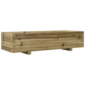 Plantenbak 110x40x26,5 cm ge&iuml;mpregneerd grenenhout 2