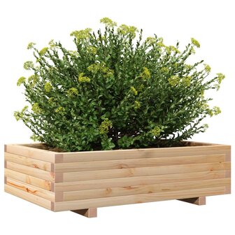 Plantenbak 90x60x26,5 cm massief grenenhout 4