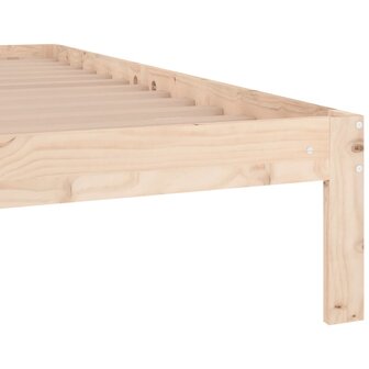 Bedframe massief hout 90x190 cm 6