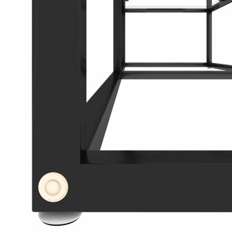 Tv-meubel 140x40x40,5 cm gehard glas transparant 5