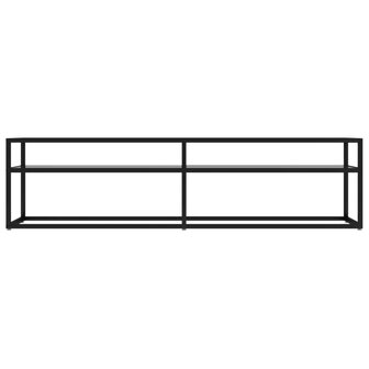 Tv-meubel 160x40x40,5 cm gehard glas transparant 3