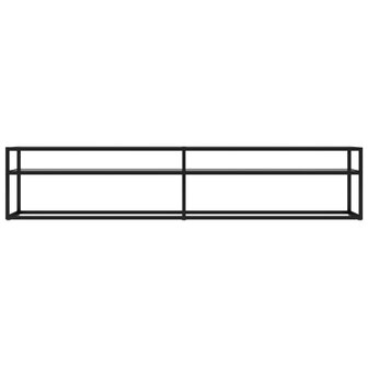 Tv-meubel 200x40x40,5 cm gehard glas transparant 3