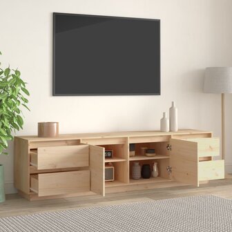 Tv-meubel 176x37x47,5 cm massief grenenhout 3