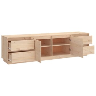 Tv-meubel 176x37x47,5 cm massief grenenhout 8