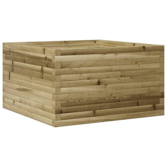 Plantenbak 80x80x45,5 cm ge&iuml;mpregneerd grenenhout 7