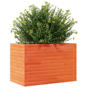 Plantenbak 70x40x45,5 cm massief grenenhout wasbruin 4