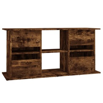 Aquariumstandaard 121x41x58 cm bewerkt hout gerookt eikenkleur 8