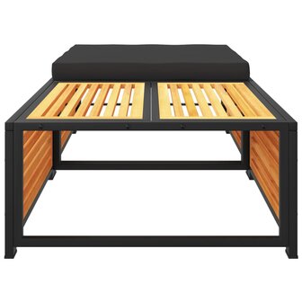 Tuintafel met kruk massief acaciahout 6