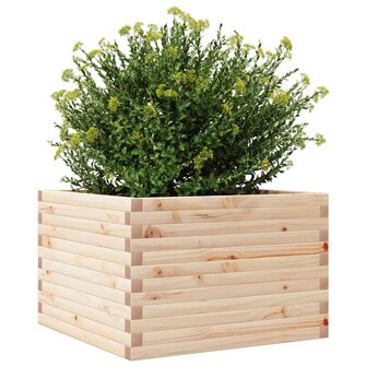 Plantenbak 70x70x45,5 cm massief grenenhout 4