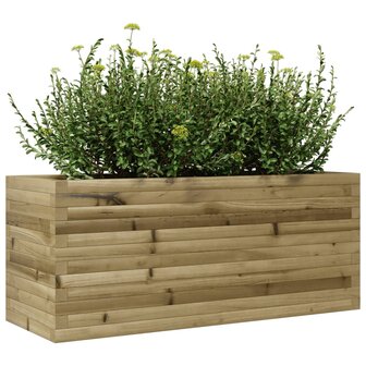 Plantenbak 110x40x45,5 cm ge&iuml;mpregneerd grenenhout 4