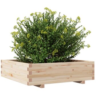 Plantenbak 90x90x26,5 cm massief grenenhout 4