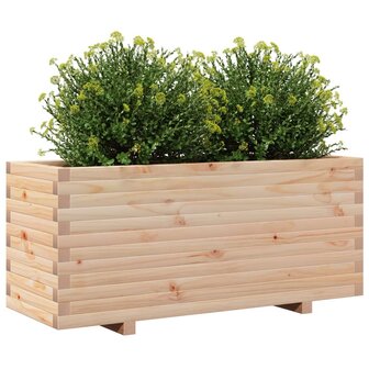 Plantenbak 110x40x49,5 cm massief grenenhout 4