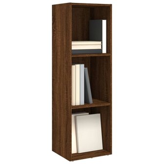 Boekenkast/tv-meubel 36x30x114 cm bruin eikenkleur 3