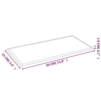 Wandpanelen 12 st 0,54 m&sup2; 30x15 cm kunstleer cr&egrave;mekleurig 8