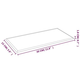 Wandpanelen 12 st 0,54 m&sup2; 30x15 cm kunstleer grijs 8