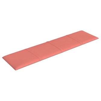 Wandpanelen 12 st 1,08 m&sup2; 60x15 cm fluweel roze 4