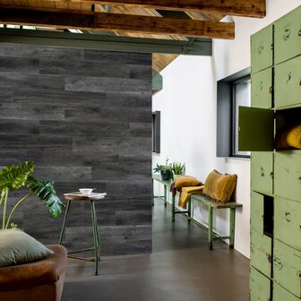 WallArt Planken hout-look schuurhout eiken asgrijs 9