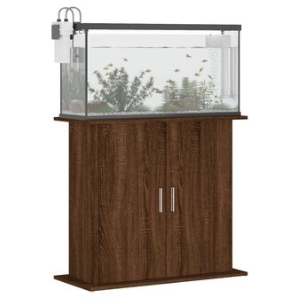 Aquariumstandaard 81x36x73 cm bewerkt hout bruin eikenkleur 3