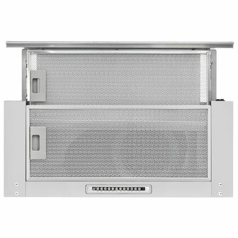 Afzuigkap inbouw slank 480 m&sup3;/u aluminium roestvrij staal 5