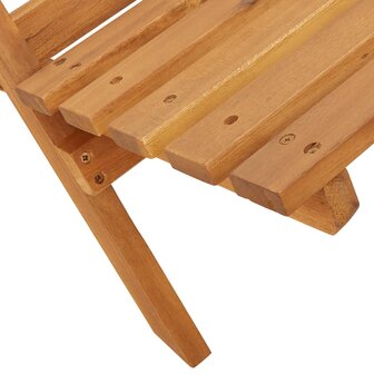 Tuinstoelen 2 st inklapbaar acaciahout en stof cr&egrave;mewit 10