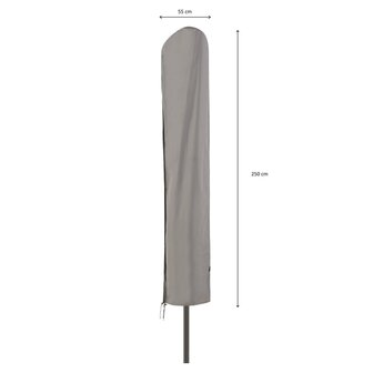 Madison Hoes voor staande parasol 55x250 cm grijs 9