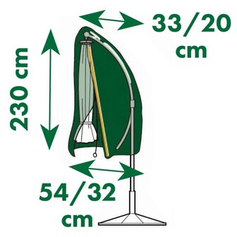 Nature Beschermhoes voor zweefparasols 54/32x230 cm 3