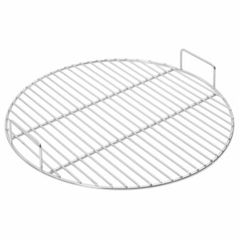 Barbecuerooster met handgrepen rond &Oslash;44,5 cm 304 roestvrijstaal 1