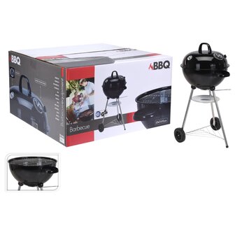 ProGarden Barbecue bolvormig zwart 2