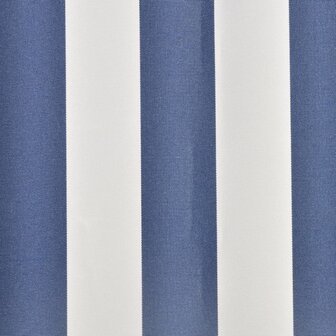 Luifeldoek 350x250 cm canvas blauw en wit  3