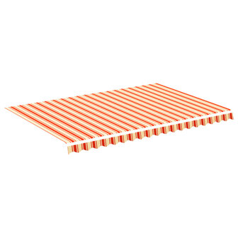 Vervangingsdoek voor luifel 4,5x3 m geel en oranje 2