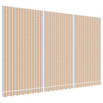 Vervangingsdoek voor luifel gestreept 5x3 m meerkleurig 2