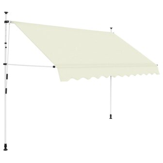 Luifel handmatig uittrekbaar 300 cm cr&egrave;me 1